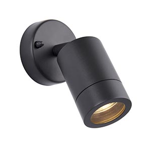 Palin 1lt spot wall IP44 7W Anthracite Grey